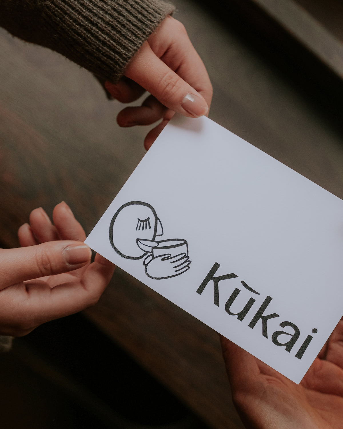 Kūkai gift card, styled