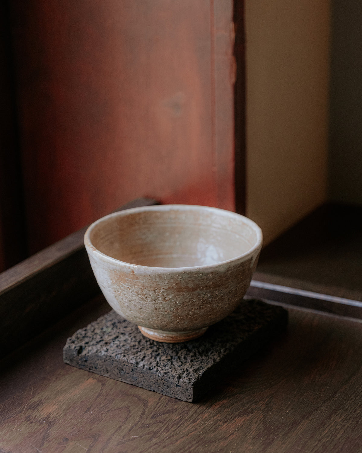 Chawan, bowl detail