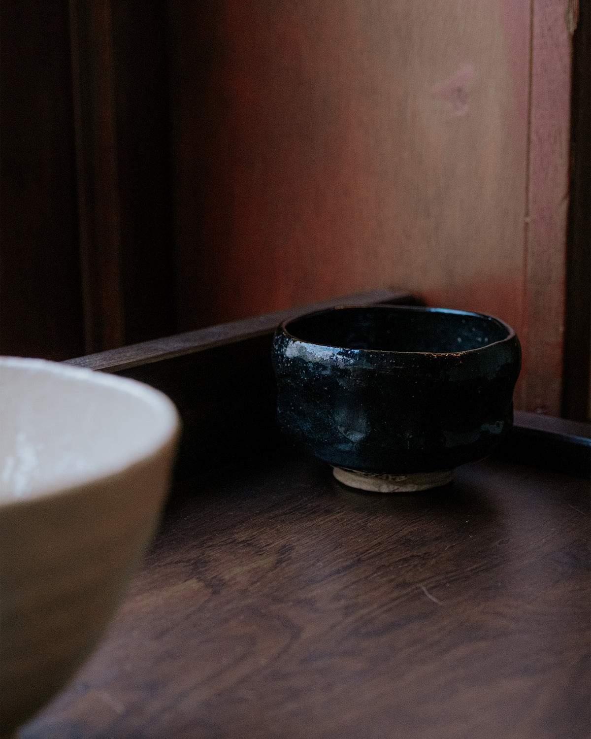 Chawan 10, raku bowl size comparison