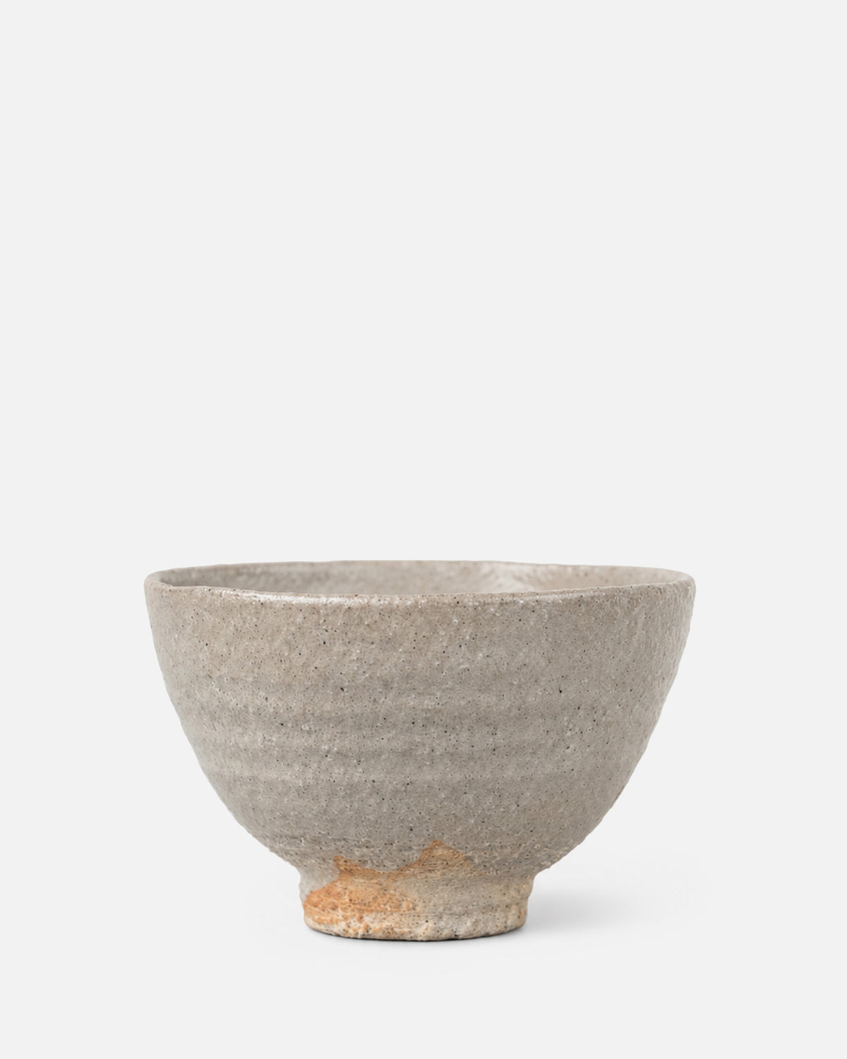 Hagi chawan by Kanzan Shinjo, earth ash glaze