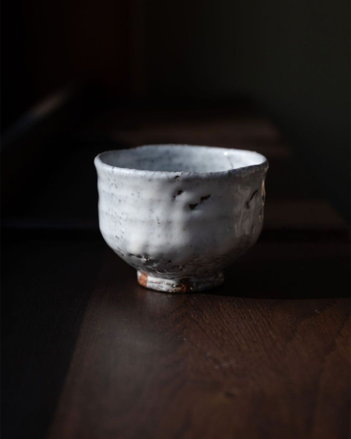 Hagi chawan by Kunisuke Nakahara, bowl detail