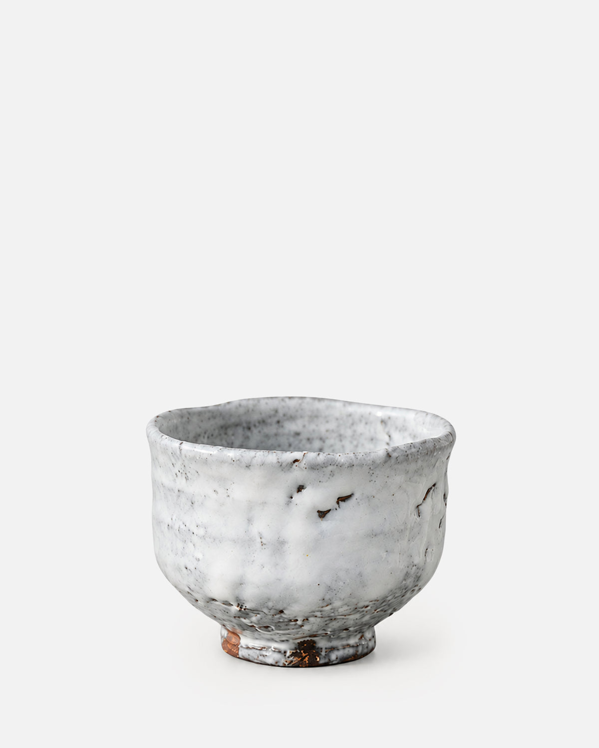 Hagi chawan by Kunisuke Nakahara, white glaze