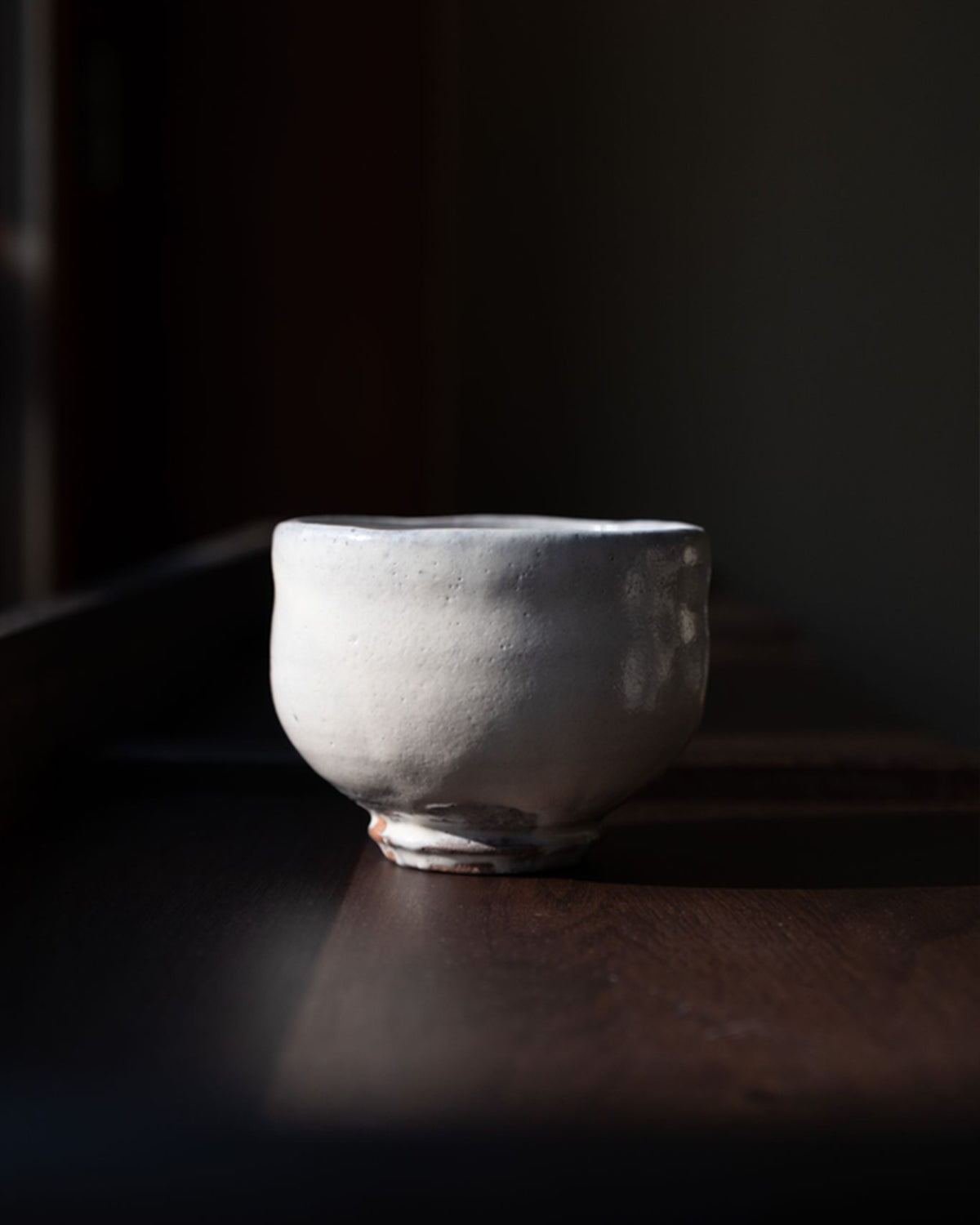 Hagi chawan by Yuka Matsuo, bowl detail