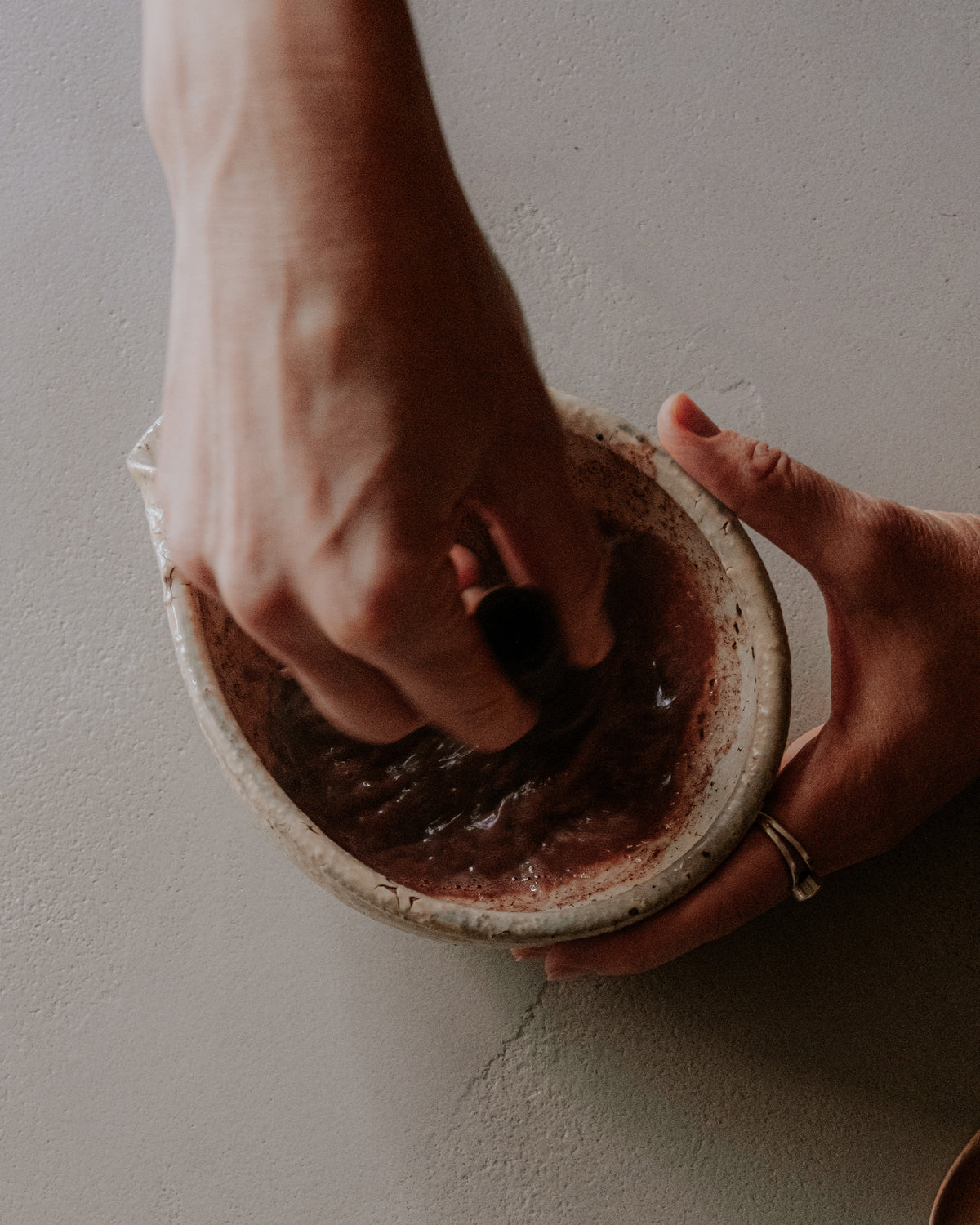 Kūkai ceremonial cacao, styled shot