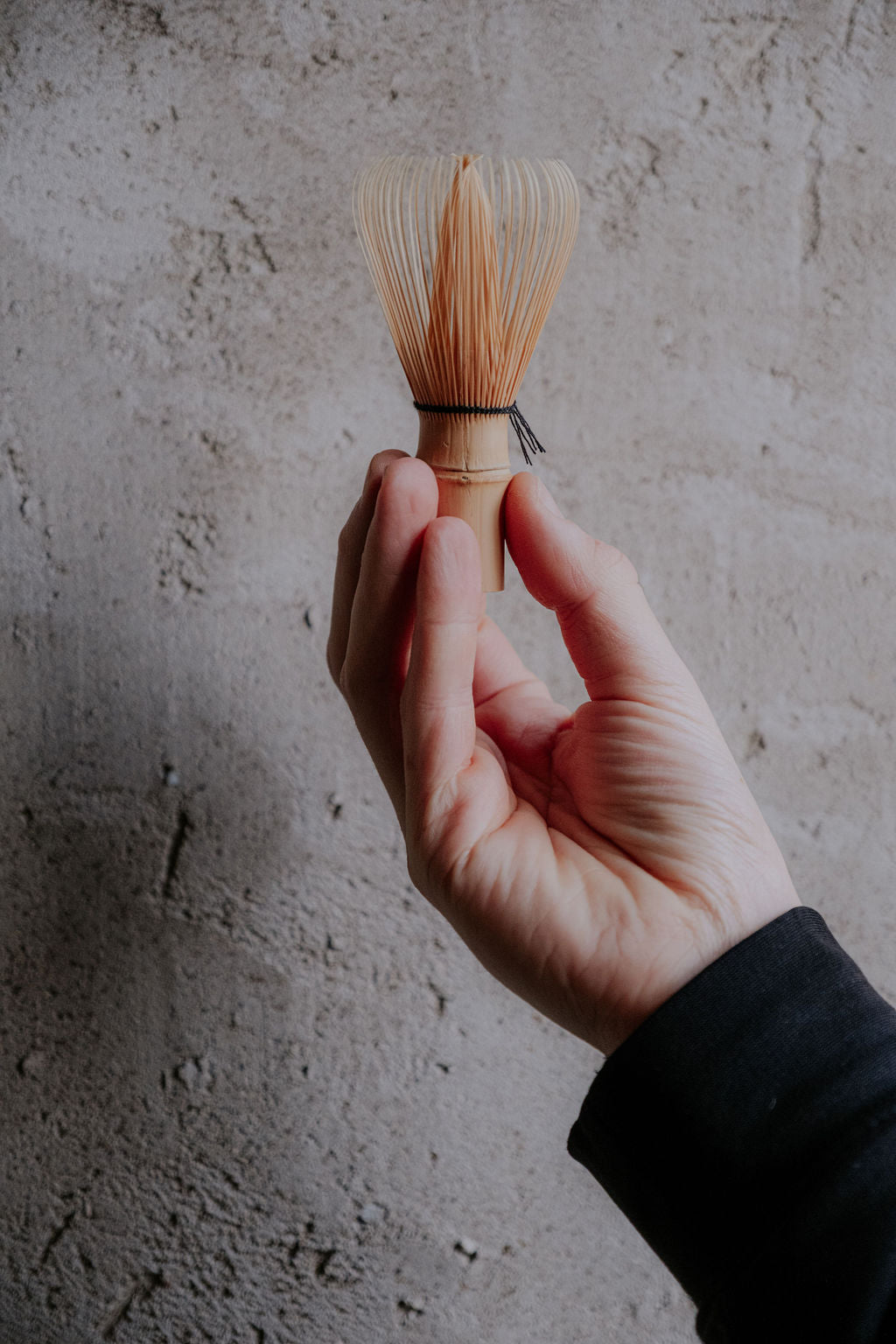 Kūkai bamboo matcha whisk, chasen, styled shot